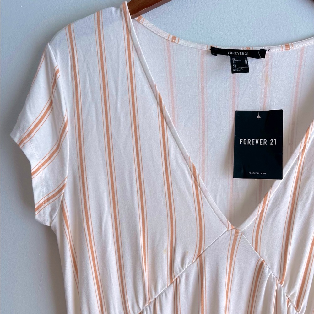 Forever 21 boho v neck maxi dress, size medium